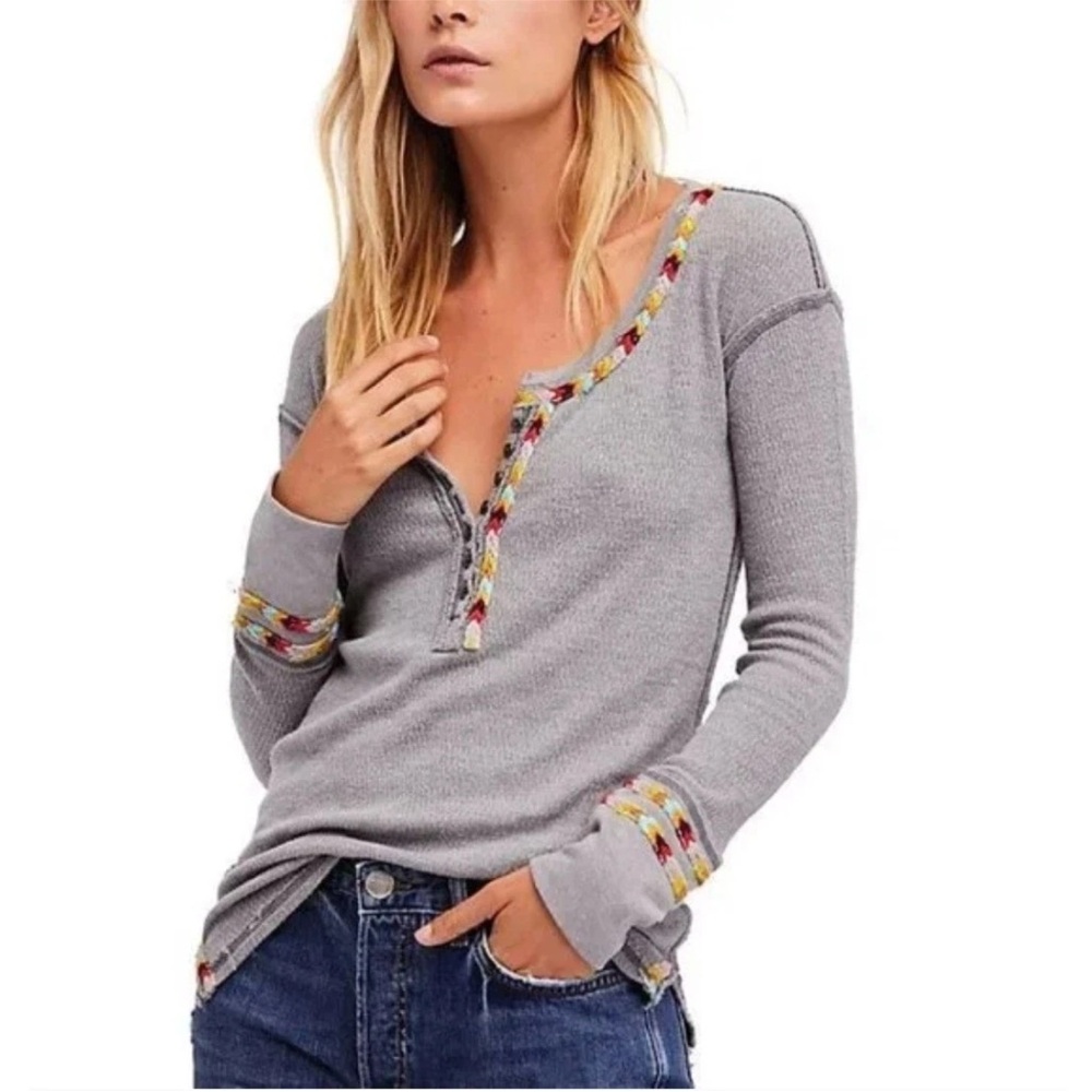 We The Free Rainbow Gray Thermal